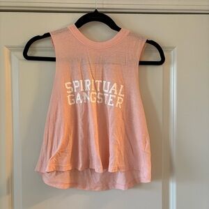 Spiritual Gangster cropped workout tank (S)